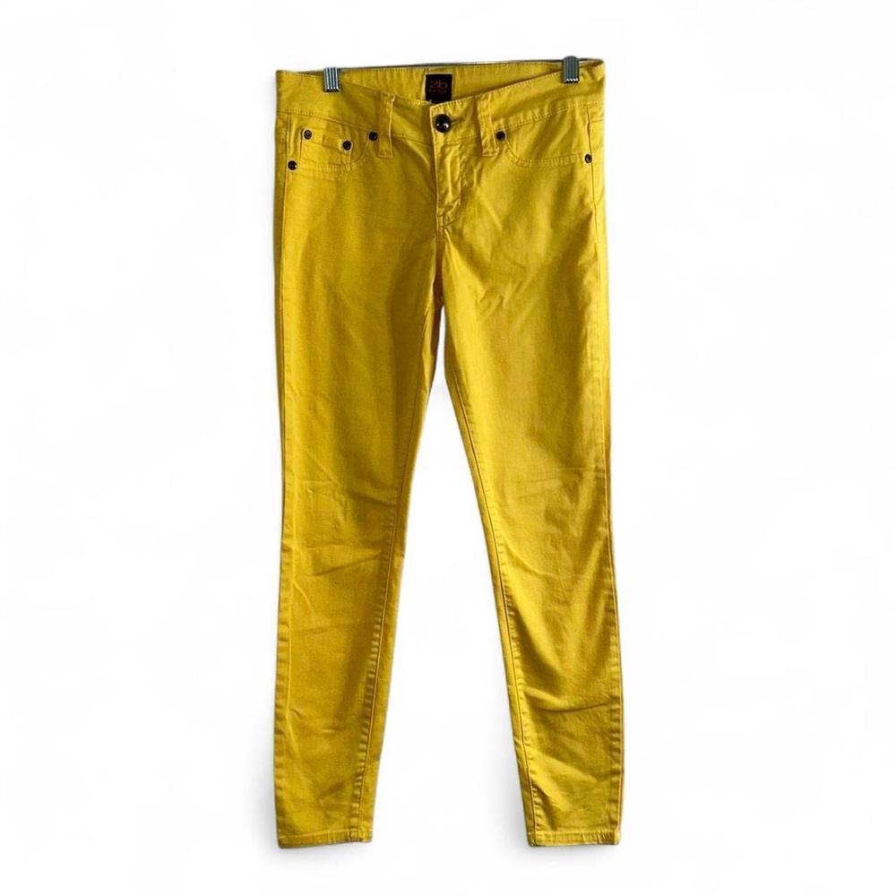 NWOT 2b Bebe Yellow Jeans size 27 y2k